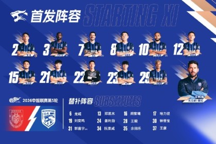 kaiyun管理-武汉三镇队今日比赛阵容 一起战斗💪